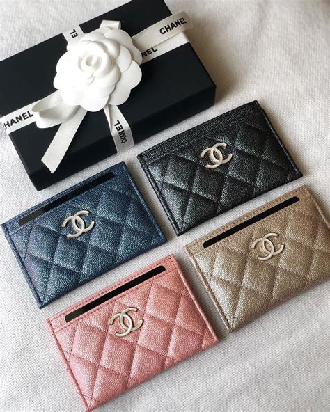 card holder wallet chanel|chanel small card holder price.